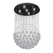 Load image into Gallery viewer, Crystal Raindrop Chandelier Lighting Flush mount LED Ceiling Light Fixture Pendant Lamp