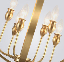 Load image into Gallery viewer, Copper Pendant Light Classic Mid Century Chandelier