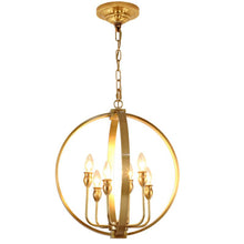 Load image into Gallery viewer, Copper Pendant Light Classic Mid Century Chandelier