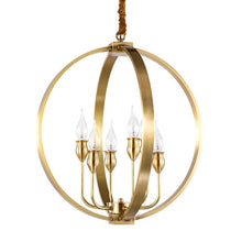 Load image into Gallery viewer, Copper Pendant Light Classic Mid Century Chandelier