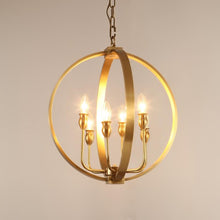 Load image into Gallery viewer, Copper Pendant Light Classic Mid Century Chandelier