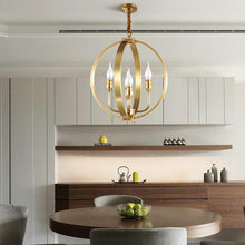 Load image into Gallery viewer, Copper Pendant Light Classic Mid Century Chandelier