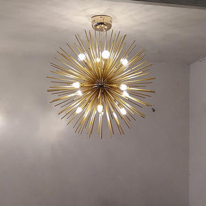 Aluminum Sputnik Chandelier Fixture