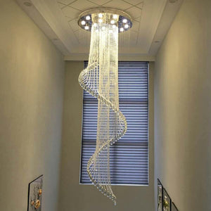 2 Story Foyer Chandeliers Crystal Large Entryway Chandelier