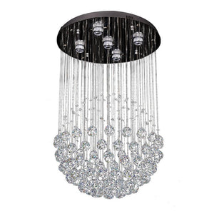 Crystal Raindrop Chandelier Lighting Flush mount LED Ceiling Light Fixture Pendant Lamp