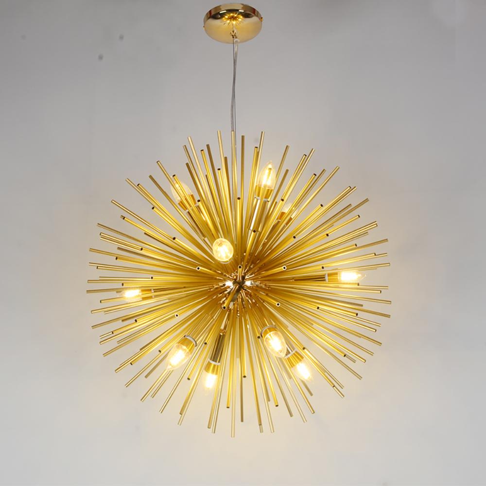 Aluminum Sputnik Chandelier Fixture