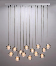 Load image into Gallery viewer, Crystal bubbles ball chandelier modern hanging glass pendant lights for staircase
