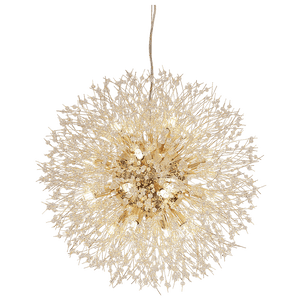 Global Ambient Chandelier light Electroplated Pendant Lamp With Crystal