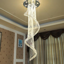 Load image into Gallery viewer, 2 Story Foyer Chandeliers Crystal Large Entryway Chandelier
