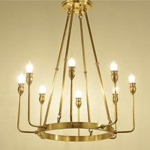 Load image into Gallery viewer, Chic Pure Copper 6/8 Lights Chandelier
