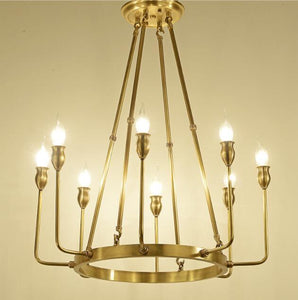 Chic Pure Copper 6/8 Lights Chandelier