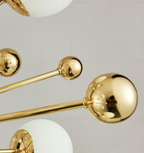 Load image into Gallery viewer, 11 lights Modern chandelier sputnik chandelier golden electroplating
