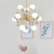 Load image into Gallery viewer, 11 lights Modern chandelier sputnik chandelier golden electroplating
