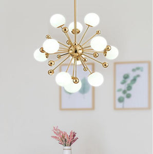 11 lights Modern chandelier sputnik chandelier golden electroplating