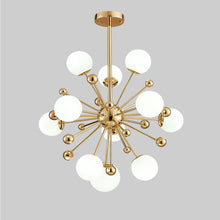 Load image into Gallery viewer, 11 lights Modern chandelier sputnik chandelier golden electroplating
