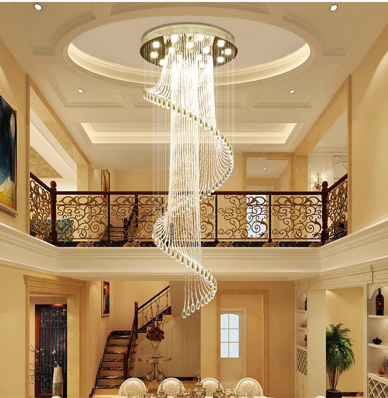 2 Story Foyer Chandeliers Crystal Large Entryway Chandelier